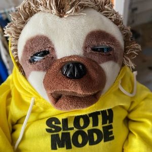 Snax The Sloth Plush Talks Back Slowly Sloth Life Sloth Mode Animation 17” Doll